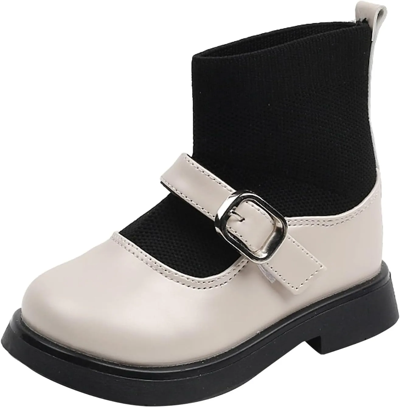 2 to 8Years Indoor Boots for Baby Toddler Girls Booties Little Kid Shoes Short Boots Girls Ankle (Beige, 9 Toddler)