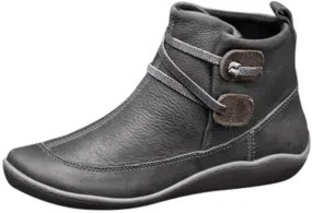 AMDBEL Cowboy Boots for Women Round Toe,Women Ankle Boots With Fur, Women's Ankle Boots & Booties Black Low Heel Dress Ankle Boots Casual Slip On Short Booties Chunky Retro Western Cowboy Boots 01
