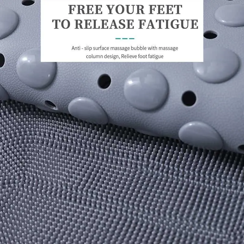 Anti Slip Bathroom mat with Foot Scrubber