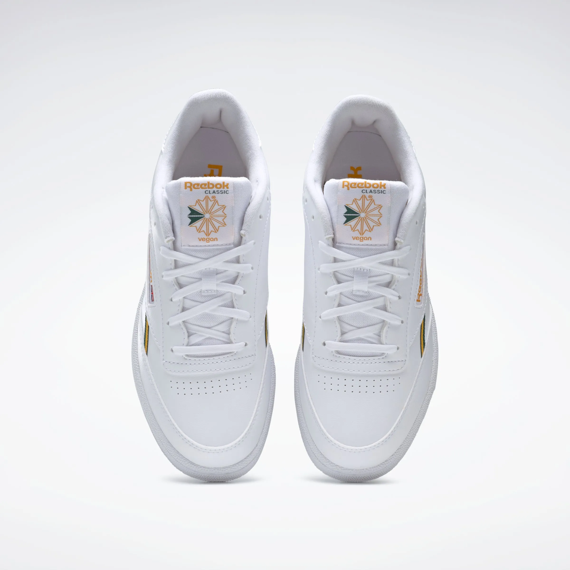 Club C 85 Vegan Shoes Wht/Collegiate Gold/Dark Green