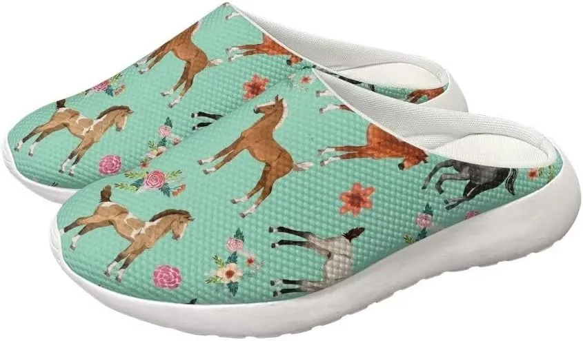 GIFTPUZZ Unisex Garden Shoes Sneakers Backless Casual Slippers Sandals Summer Anti-Slip Beach Clogs