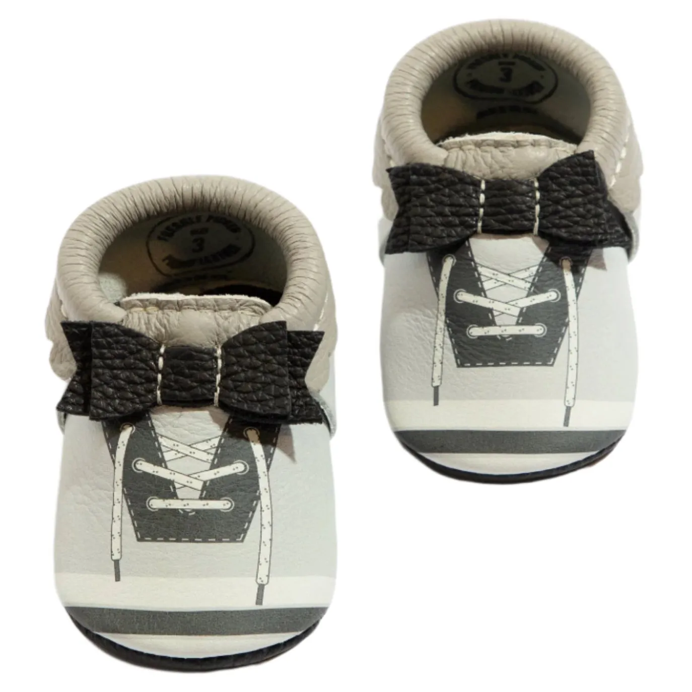 Ice Ice Baby Bow Baby Shoe