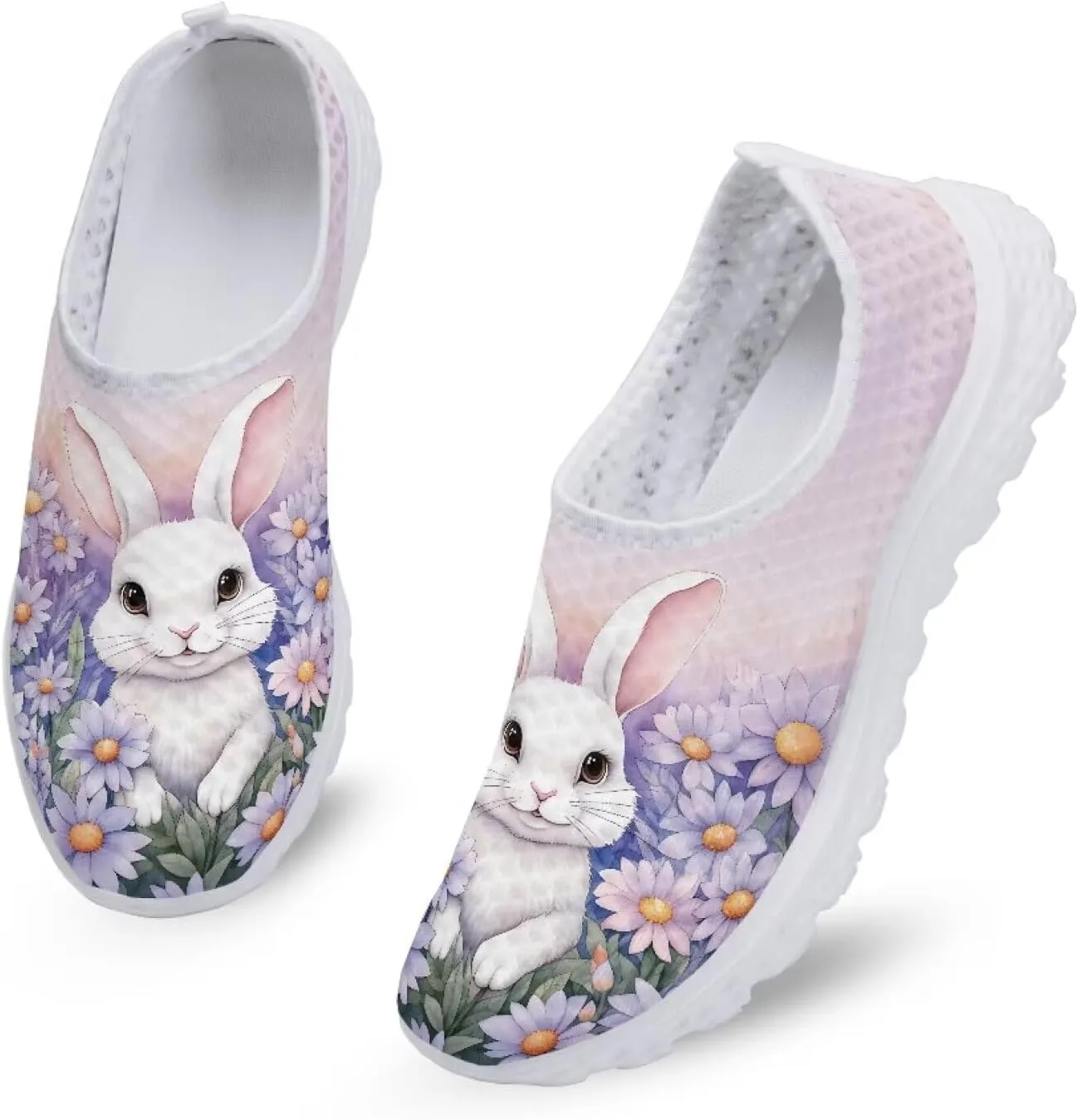 INSTANTARTS Womens Athletic Walking Shoes Quick Dry Sports Running Shoes Slip-on Sports Sneakers