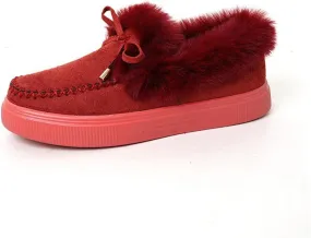 Ladmiple Winter Boots For Women 2024 Fashion Snow Warm Ankle Booties Comfortable Slip On Fur Lined Walking Winter Shoes
