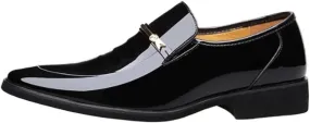 Leather Dress Shoes Height Increasing Elevator Shoes Taller Men Invisible Elevated High Heels Oxfords Patent Leather Formal Dress Oxfords