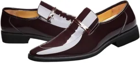 Leather Dress Shoes Height Increasing Elevator Shoes Taller Men Invisible Elevated High Heels Oxfords Patent Leather Formal Dress Oxfords