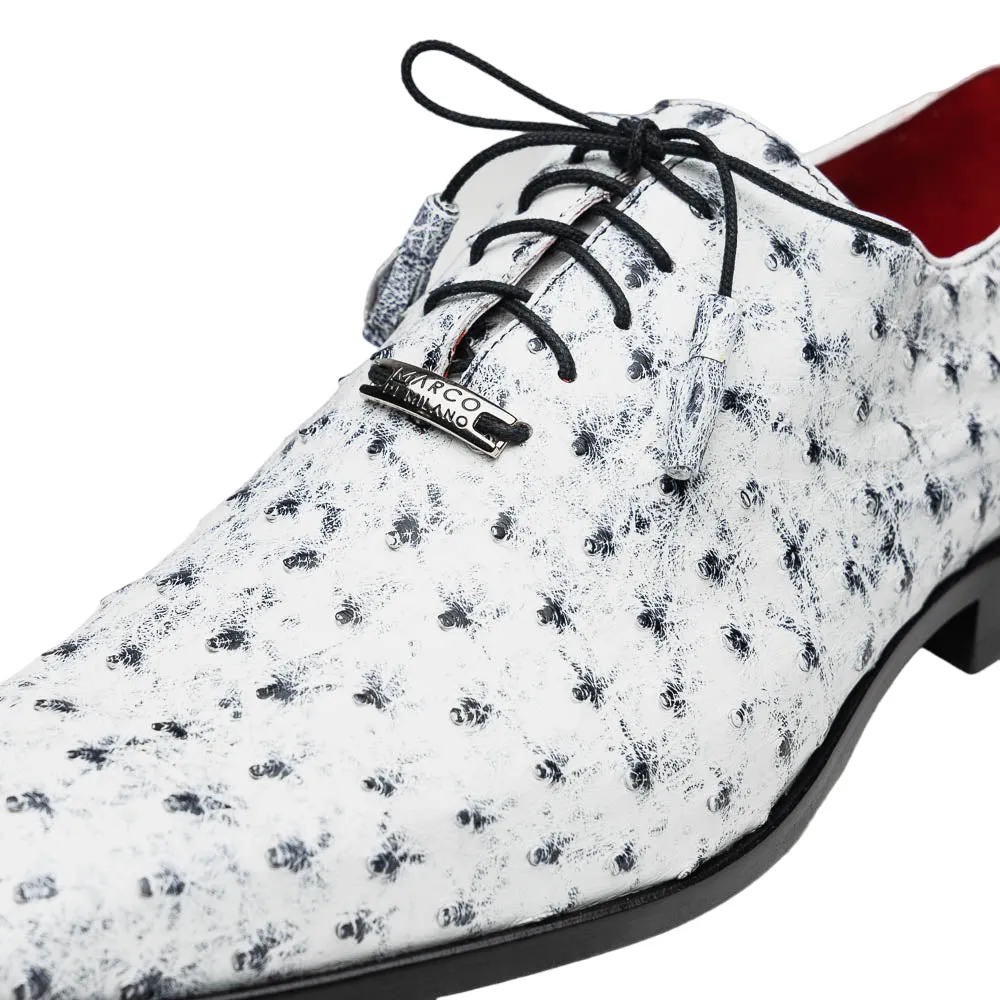 Marco Di Milano Criss Ostrich and Leather Newspaper
