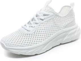 Men's Mesh Sports Running Shoes Lightweight Breathable Casual Walking Work Jogging Shoes Non-Slip Soft Bottom Sports Tennis Fitness Training Shoes