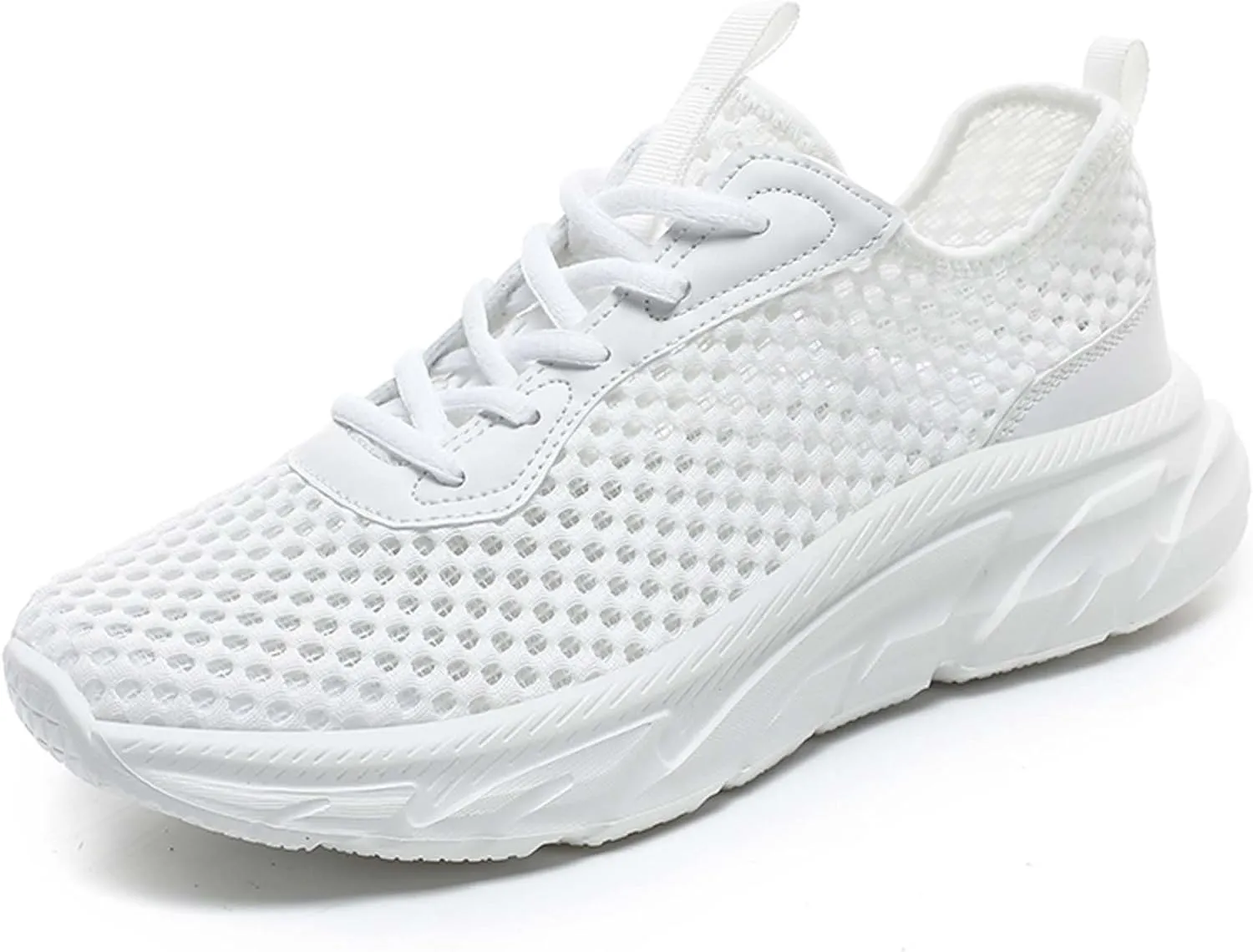 Men's Mesh Sports Running Shoes Lightweight Breathable Casual Walking Work Jogging Shoes Non-Slip Soft Bottom Sports Tennis Fitness Training Shoes