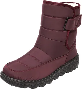 Snow Boots for Women Platform Boots Padded Waterproof Shoes Warm Boots Short Boots Cotton Shoes Plush Snow Boots