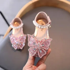 Summer Girls Sandals Fashion Rhinestone Bow