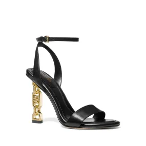 Tenley Empire Logo Embellished Leather Sandal
