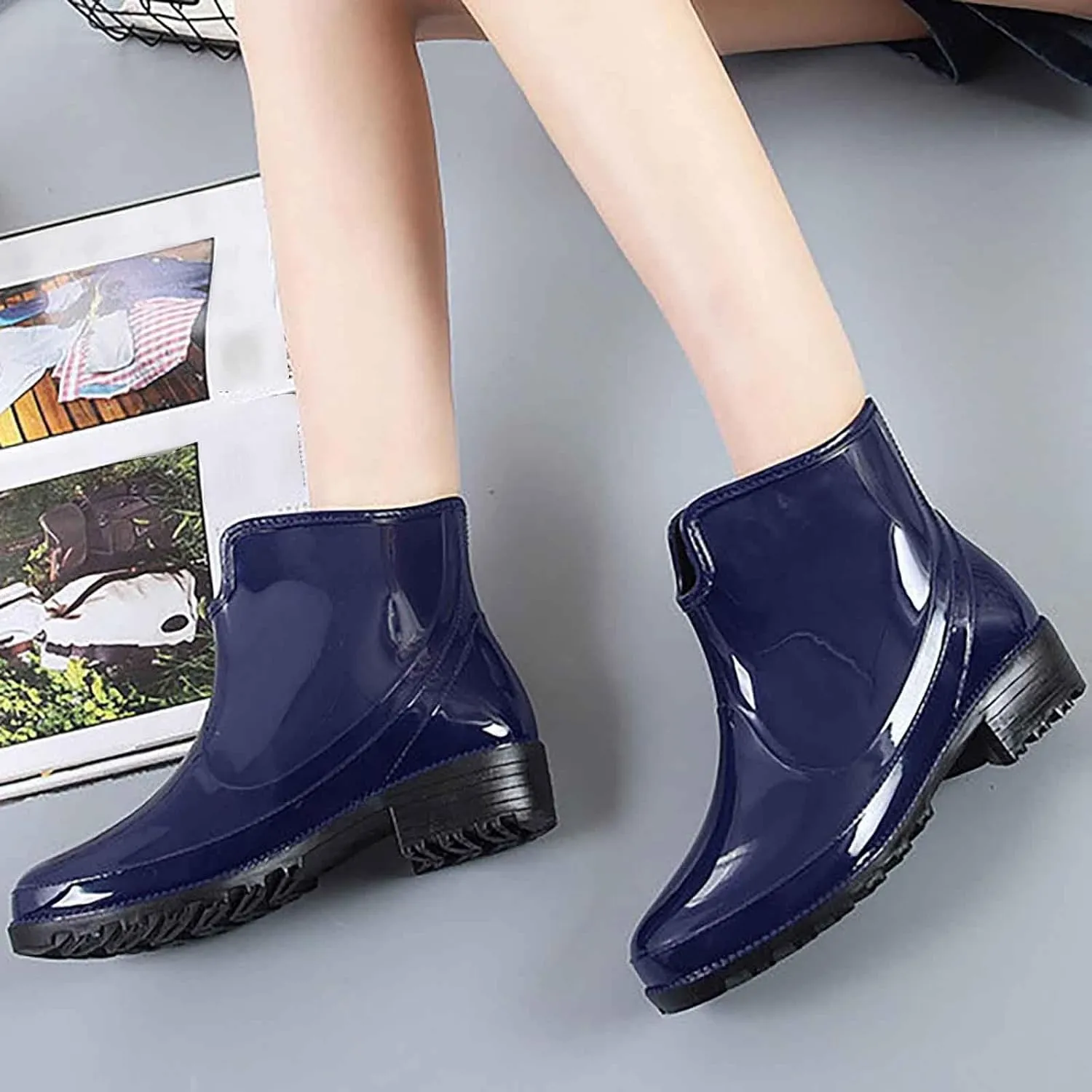 Women's Classic Rain Boot Women Boots Wedge