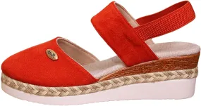 Women's Closed Toe Elastic Ankle Strap Espadrilles Wedge Sandals Dressy Summer Platform Beach Shoes