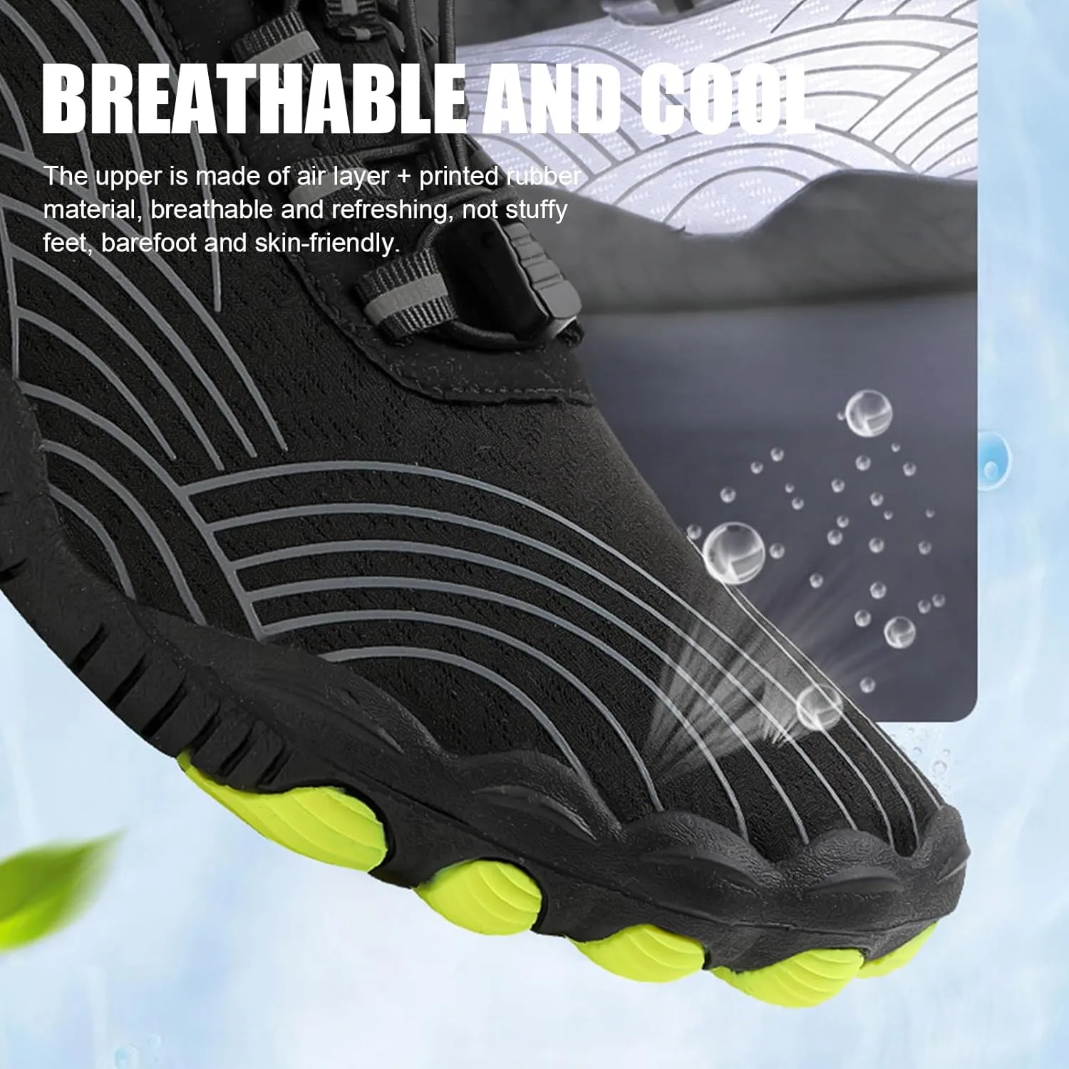 Women's Men's Minimalist Beach Barefoot Shoes, Swimming Sports Yoga Surfing Hiking Shoes for Outdoor Sports, Quick Drying Breathable Comfort