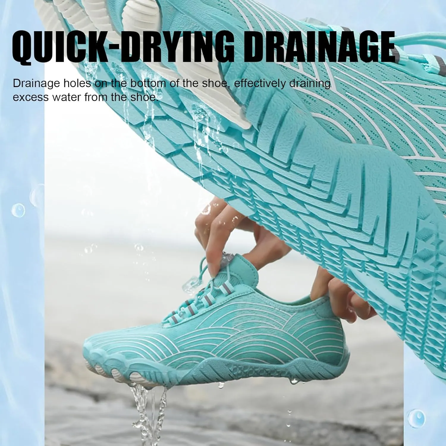 Women's Men's Minimalist Beach Barefoot Shoes, Swimming Sports Yoga Surfing Hiking Shoes for Outdoor Sports, Quick Drying Breathable Comfort