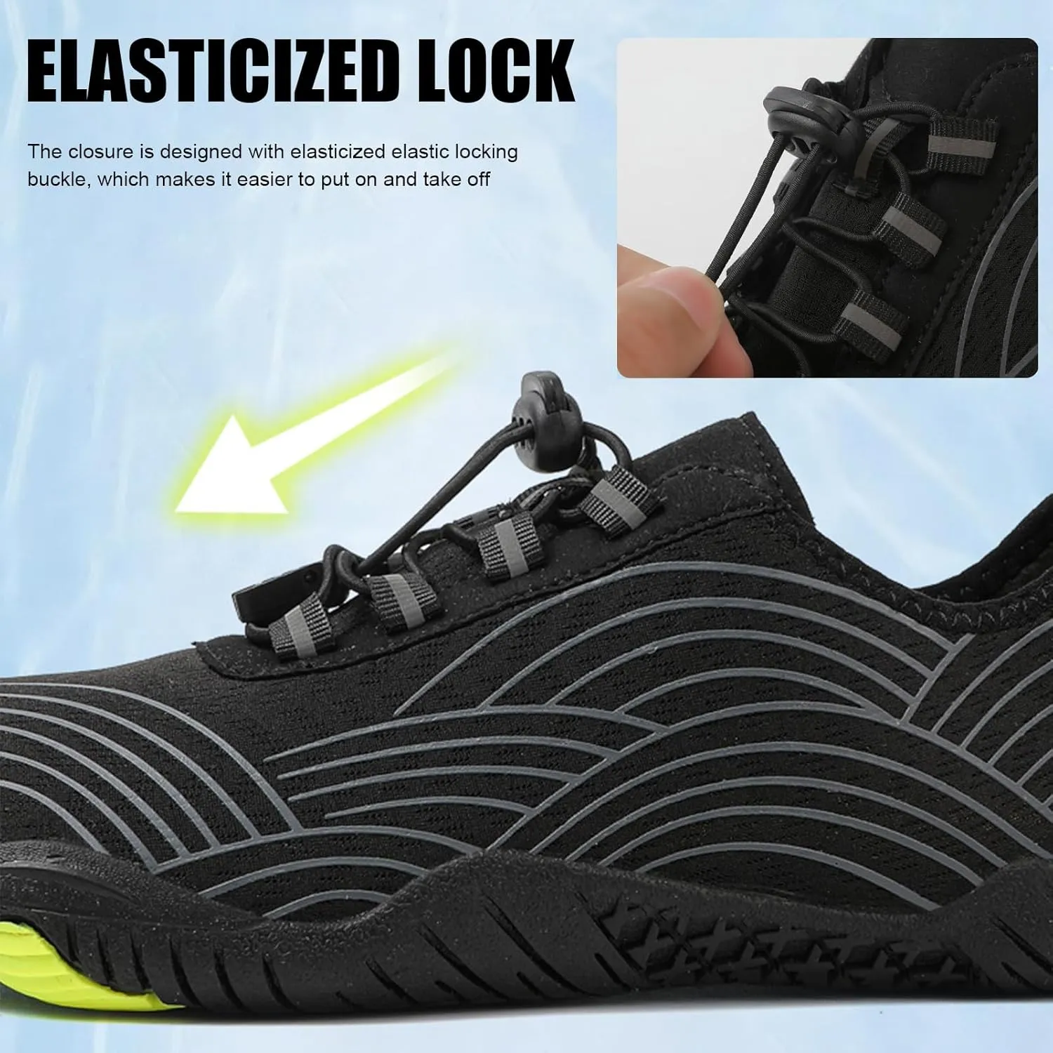 Women's Men's Minimalist Beach Barefoot Shoes, Swimming Sports Yoga Surfing Hiking Shoes for Outdoor Sports, Quick Drying Breathable Comfort
